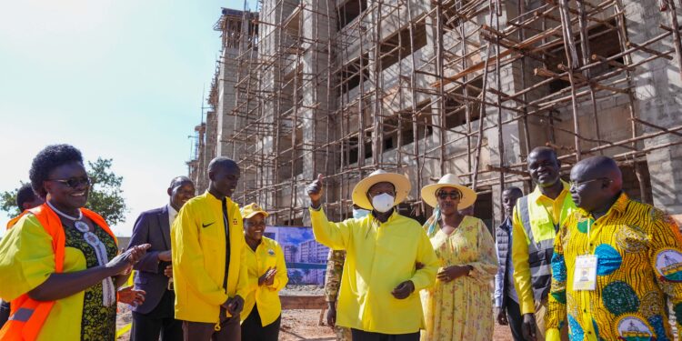 PRESIDENT MUSEVENI COMMISSIONS JOSHUA CHEPTEGEI’S HOTEL IN KAPCHORWA