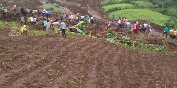 Bukwo Landslide Victims vote for President Museveni 101%